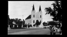 GEREJA HATI KUDUS DI KAJOETANGAN DI MALANG, JAWA TIMUR.