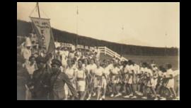 PARADE SISWA H.B.S. DALAM MENU OLAHRAGA SELAMA HARI OLAHRAGA DI MALANG, JAWA TIMUR